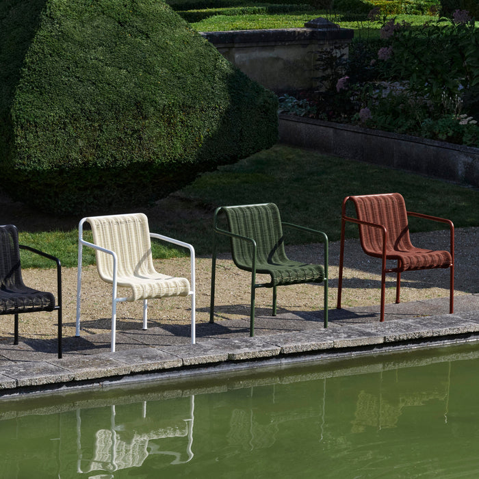 HAY Palissade Cord Tuinstoel - Iron Red