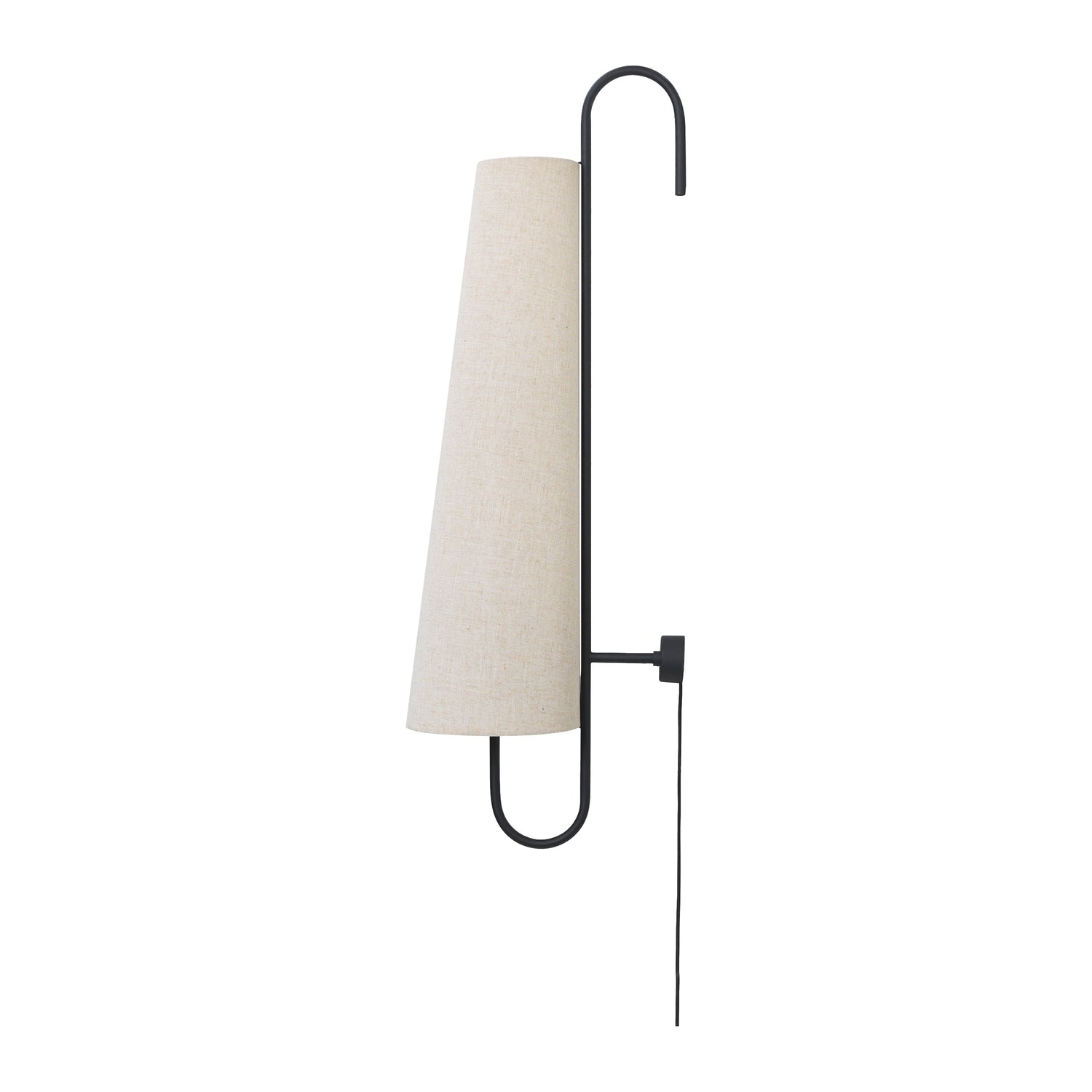 Ferm Living Ancora Wandlamp - Zwart / Natural