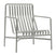 HAY Palissade Lounge Chair High - Lichtgrijs
