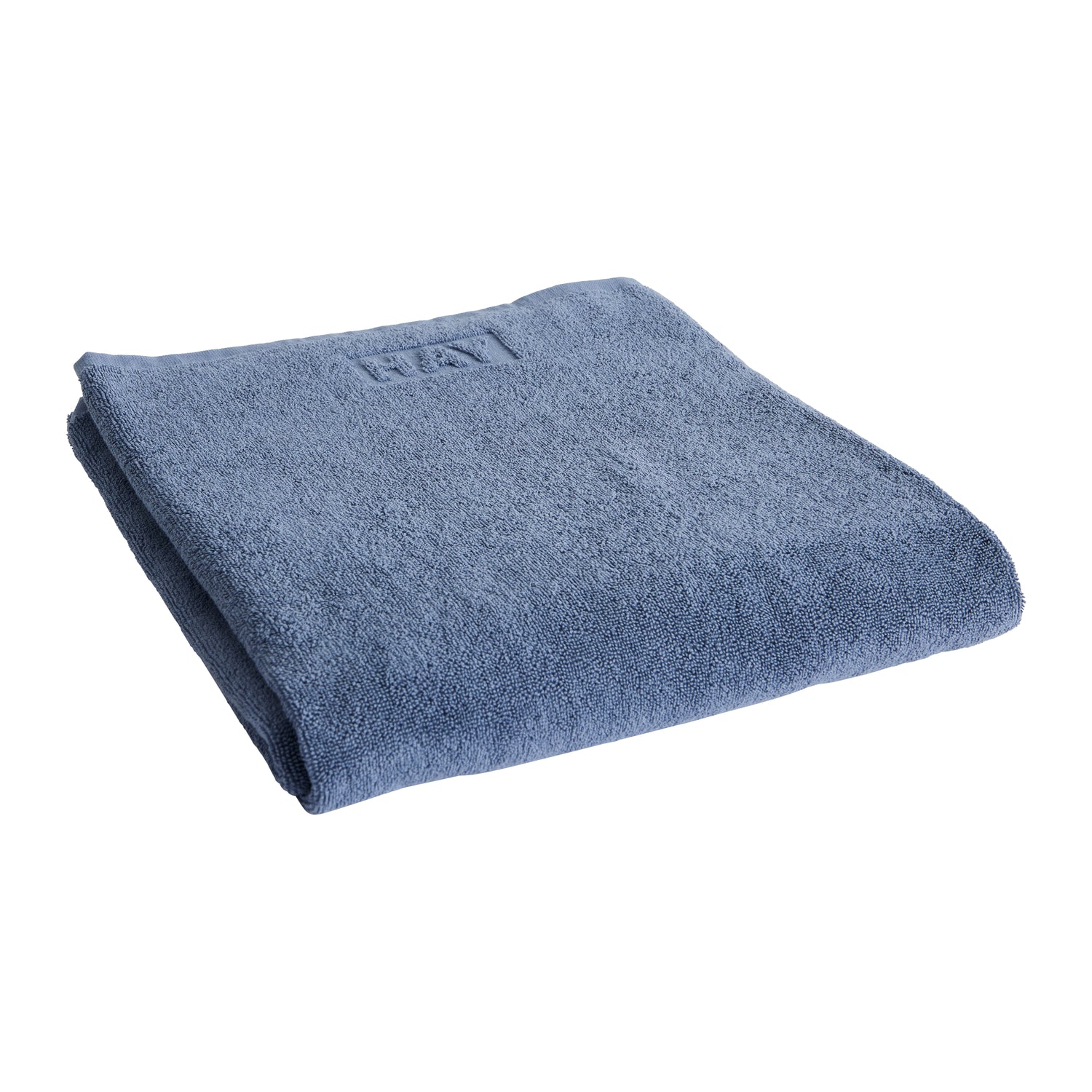 HAY Mono Handdoek L 150 x B 100 cm  - Staal Blauw