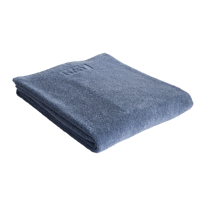 HAY Mono Handdoek L 140 x B 70 cm  - Staal Blauw