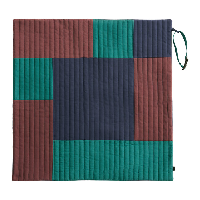 HAY Dogs Travel Blanket - Burgundy / Green / Blue