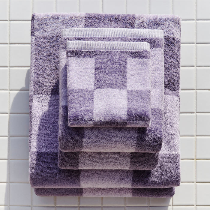 HAY Check Handdoek - Lavendel