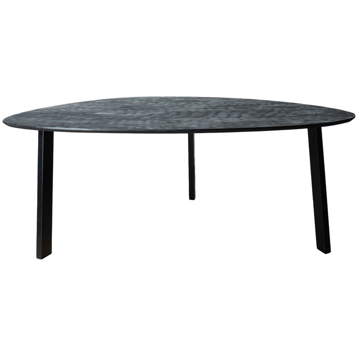 Home67 - Eettafel Tinus Zwart - Kiezelvormig 240 cm