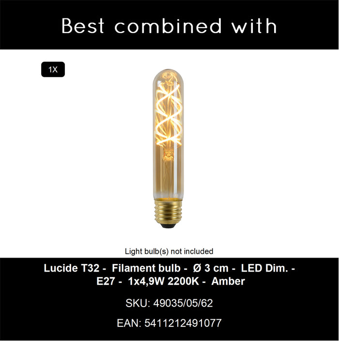 Lucide MAGIC Wandlamp - Zwart