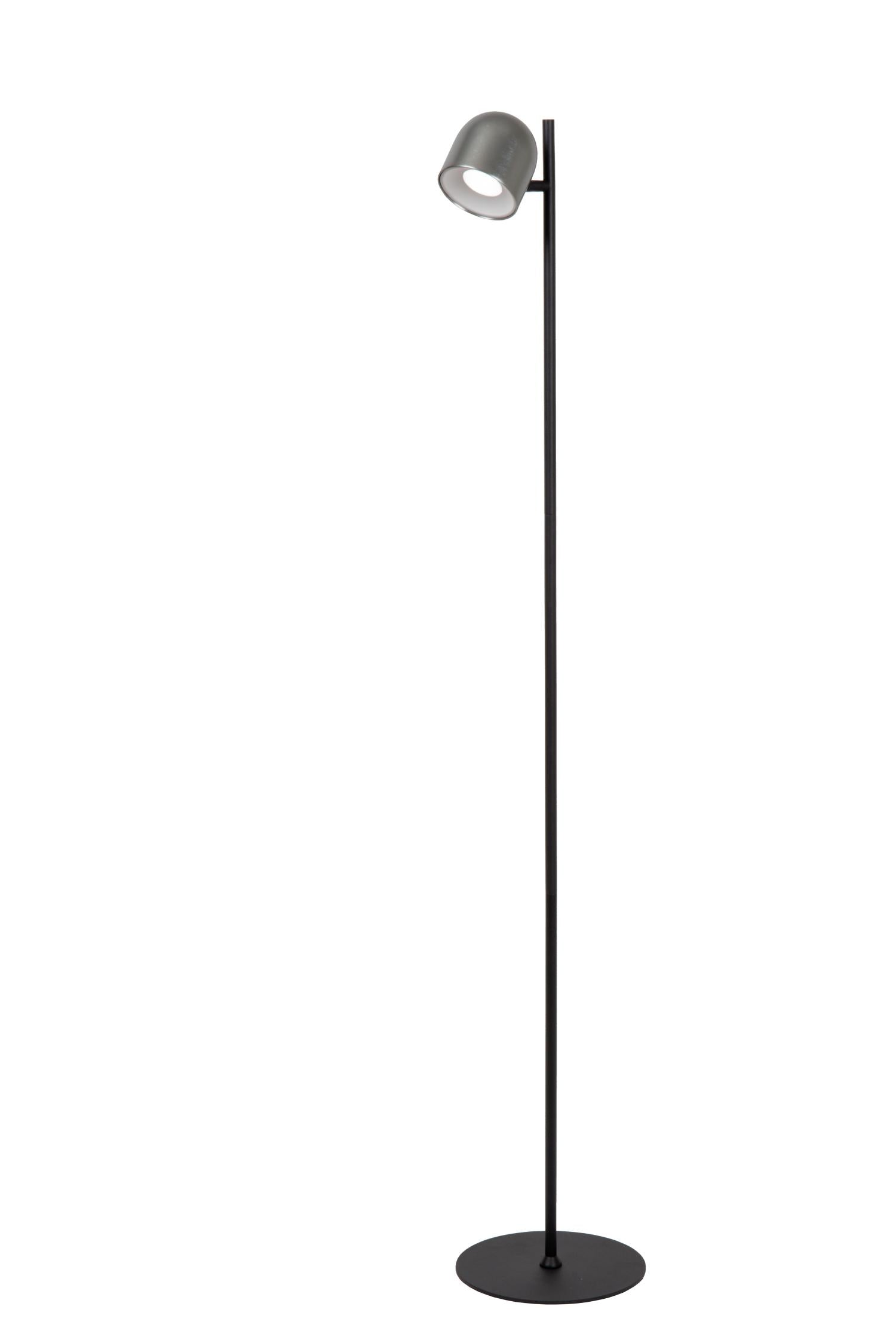 Lucide SKANSKA RECH Vloerlamp - Grijs ijzer