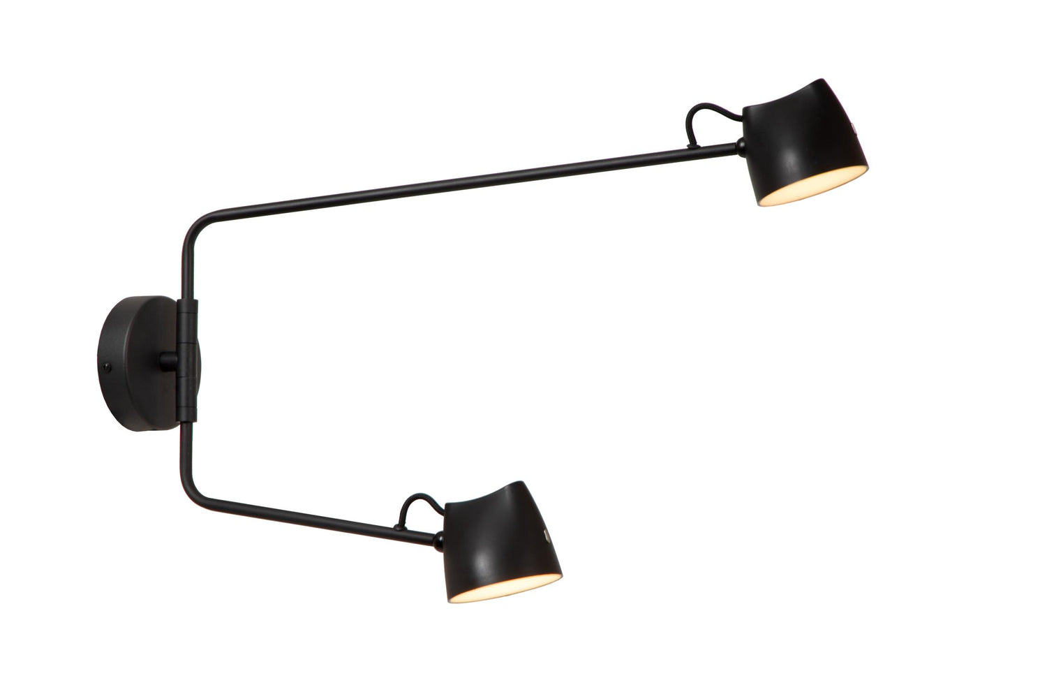 Lucide MILNE Wandlamp - Zwart