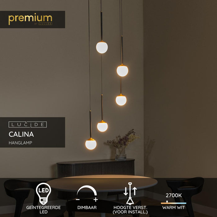 Lucide Premium CALINA Hanglamp - Zwart