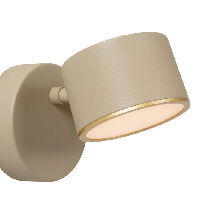 Lucide GIAN Wandlamp - Taupe