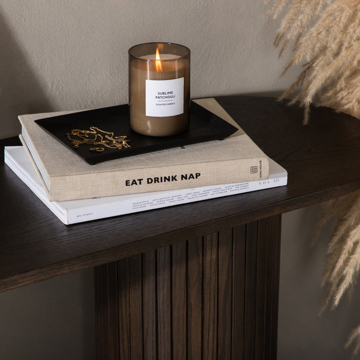 Fjôrd - Sidetable Bruin 130cm - Fineer - Bianca