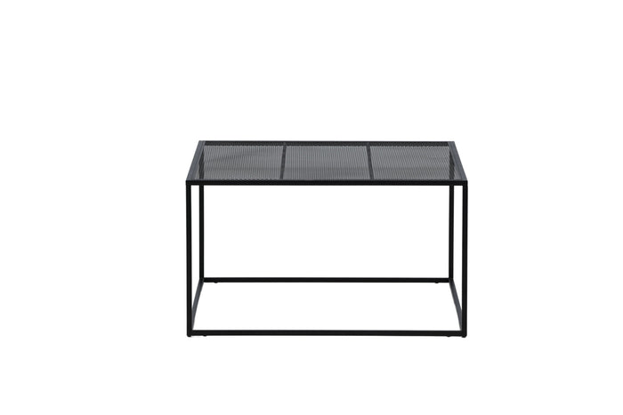 Fjôrd - Salontafel Zwart 80cm - Staal - Netz