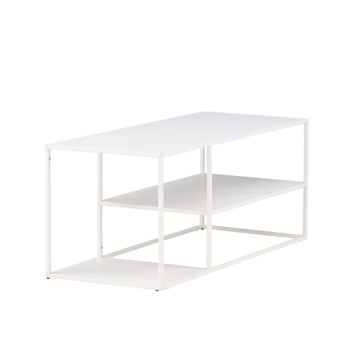 Fjôrd - Salontafel Wit 120cm - Staal