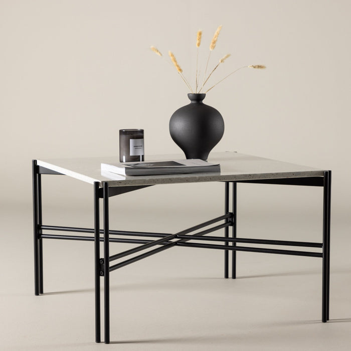 Fjôrd - Salontafel Wit 75cm - Terazzo - Razzia