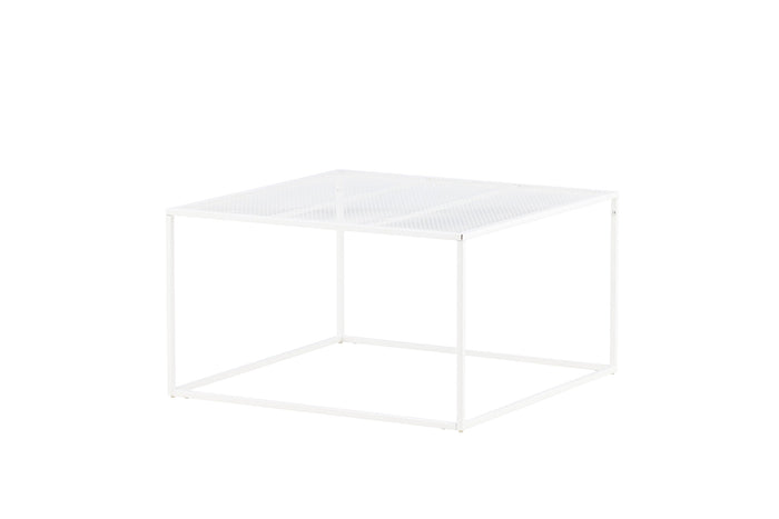 Fjôrd - Salontafel Wit 80cm - Staal - Netz