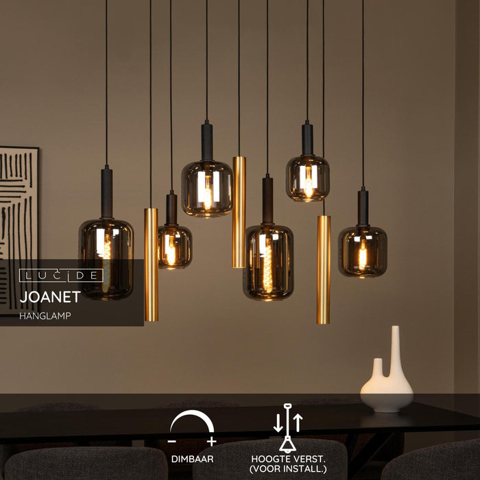 Lucide JOANET Hanglamp - Messing