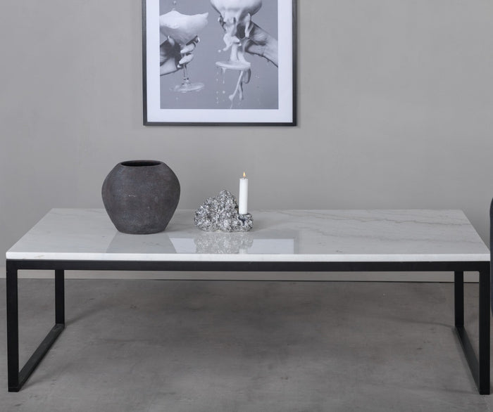 Fjôrd - Salontafel Wit 120cm - Marmer - Estelle