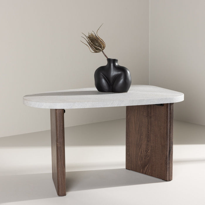 Fjôrd - Salontafel Betonlook 70cm - MDF - Grönvik