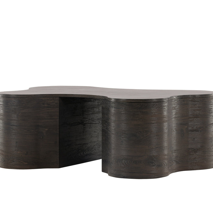 Fjôrd - Salontafel Donkerbruin 130cm - MDF - Larvik