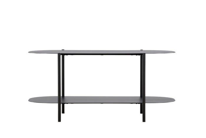 Fjôrd - Salontafel Zwart 50cm - Staal - Recife