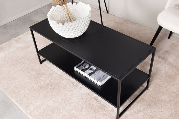 Fjôrd - Salontafel Zwart 102cm - Staal