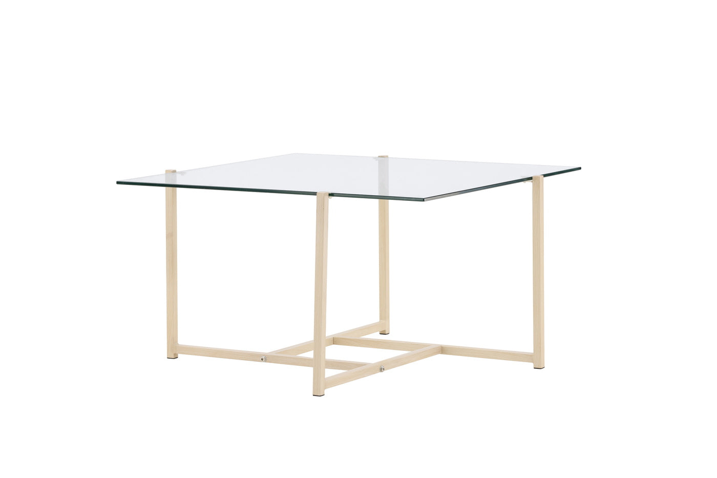 Fjôrd - Salontafel Zwart 80cm - Glas - Hybrid