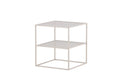Fjôrd - Bijzettafel Beige 65cm - Staal - Netz