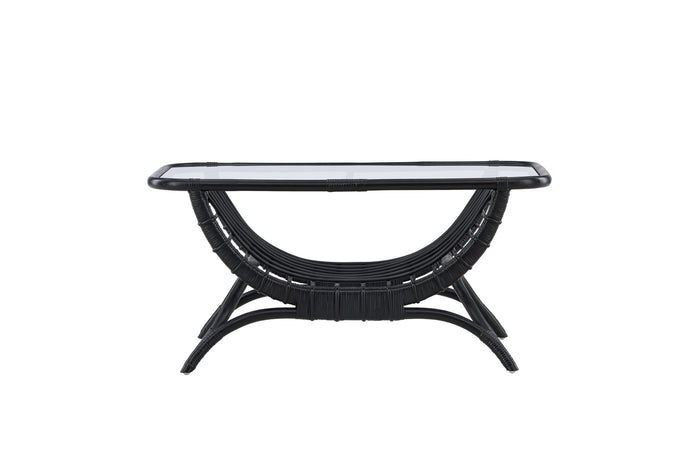 Fjôrd - Salontafel Zwart 95,5cm - Rotan - Moana