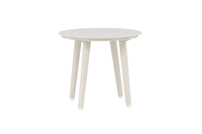 Fjôrd - Bijzettafel Beige Ø40cm -  Aluminium - Lina