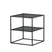 Fjôrd - Bijzettafel Zwart 65cm - Staal - Netz