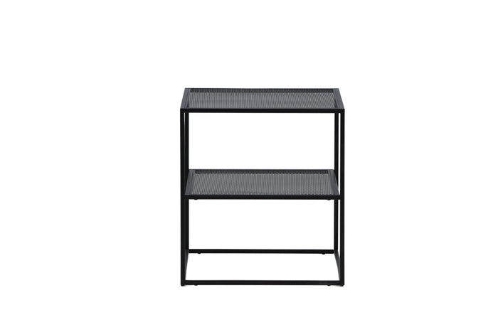 Fjôrd - Bijzettafel Zwart 65cm - Staal - Netz