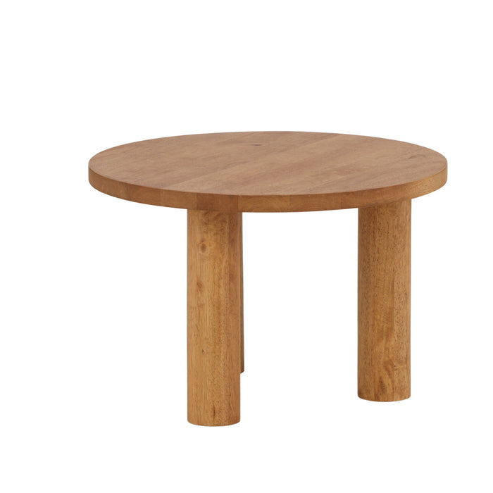 Fjôrd - Salontafel Naturel Ø60cm - Rubberhout - Duxbury