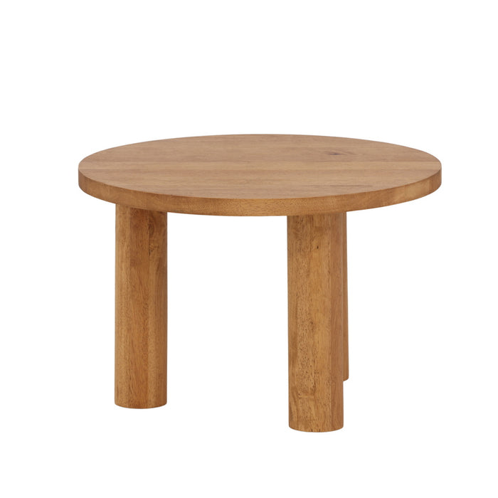 Fjôrd - Salontafel Naturel Ø60cm - Rubberhout - Duxbury
