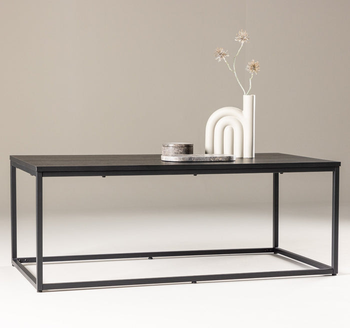 Fjôrd - Salontafel Zwart 120cm - MDF - Mallan