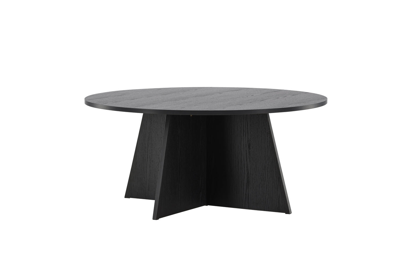 Fjôrd - Salontafel Zwart Ø100cm - MDF - Bootcut