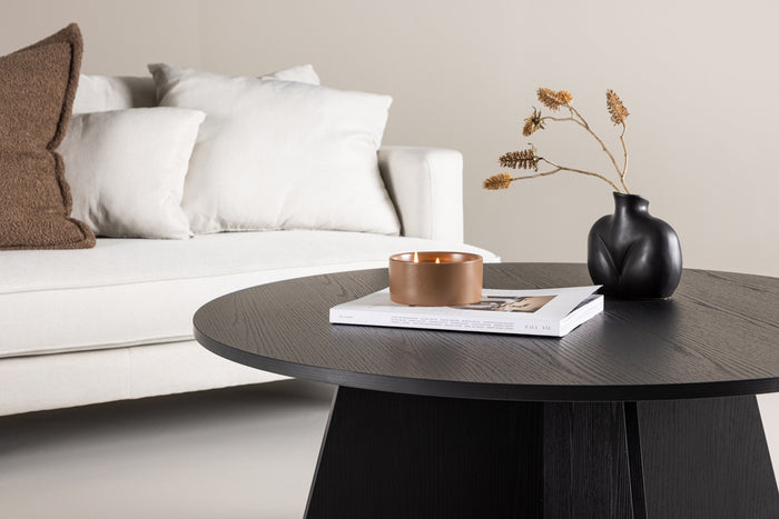 Fjôrd - Salontafel Zwart Ø100cm - MDF - Bootcut