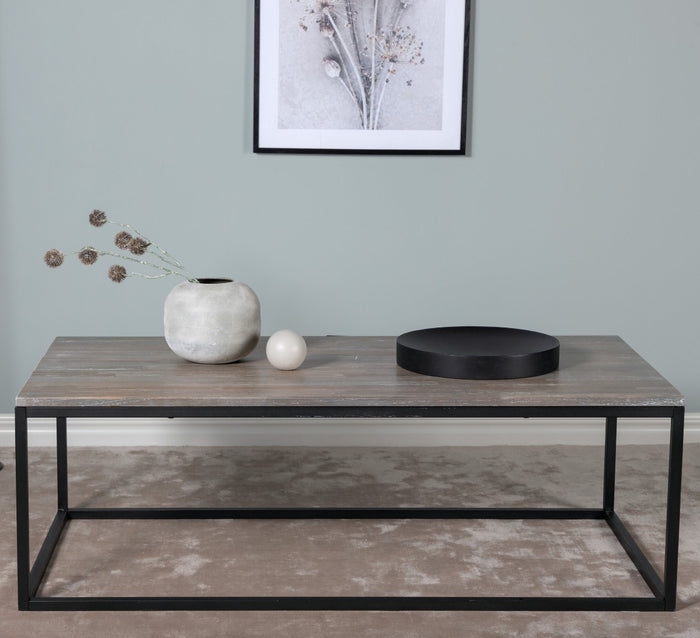 Fjôrd - Salontafel Grijs 120cm - Teakhout - Jepara