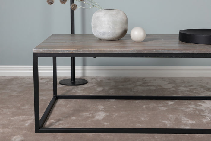 Fjôrd - Salontafel Grijs 120cm - Teakhout - Jepara