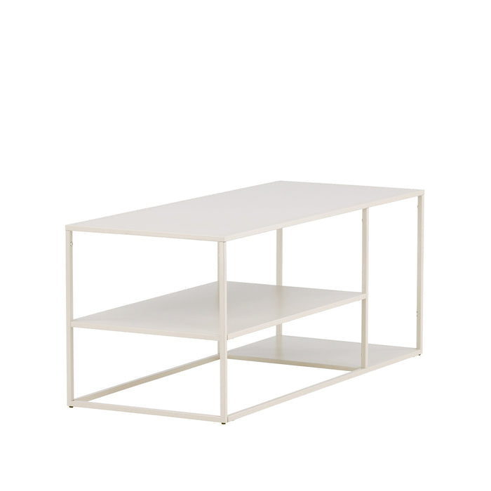 Fjôrd - Salontafel Beige 120cm - Staal