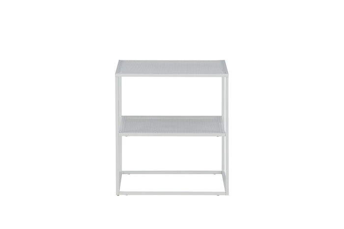 Fjôrd - Bijzettafel Wit 65cm - Staal - Netz