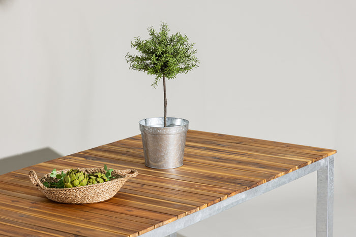 Fjôrd - Tuintafel Zilver 200cm - Acaciahout - Zenia