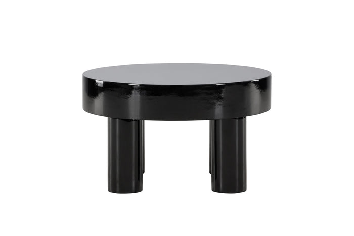 Fjôrd - Salontafel Zwart Ø60cm - MDF - Varberg