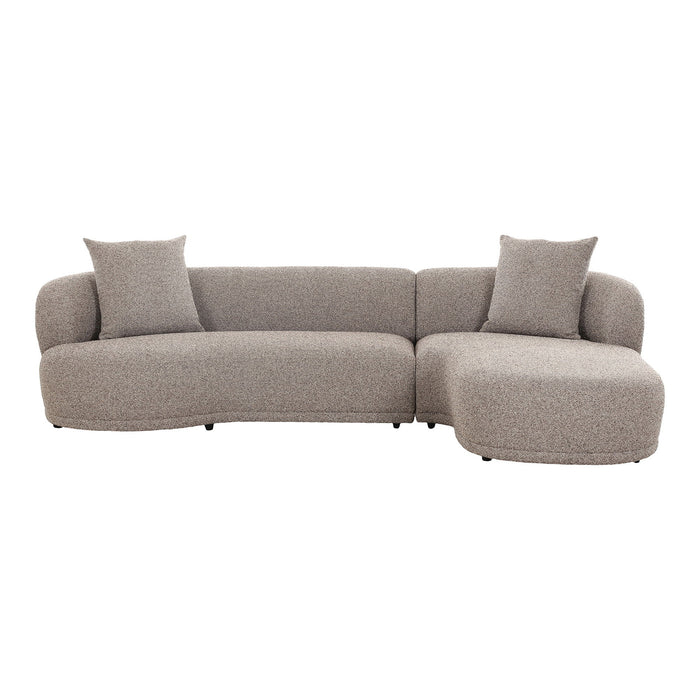 House Nordic - Chaise Longue Bank Rechts - Bruin - Kingston