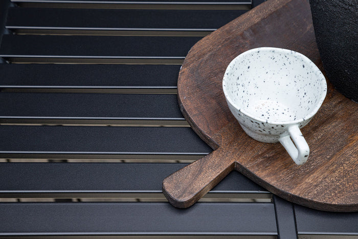 Rebellenclub Birch Tuintafel - 70 x 70cm - Zwart