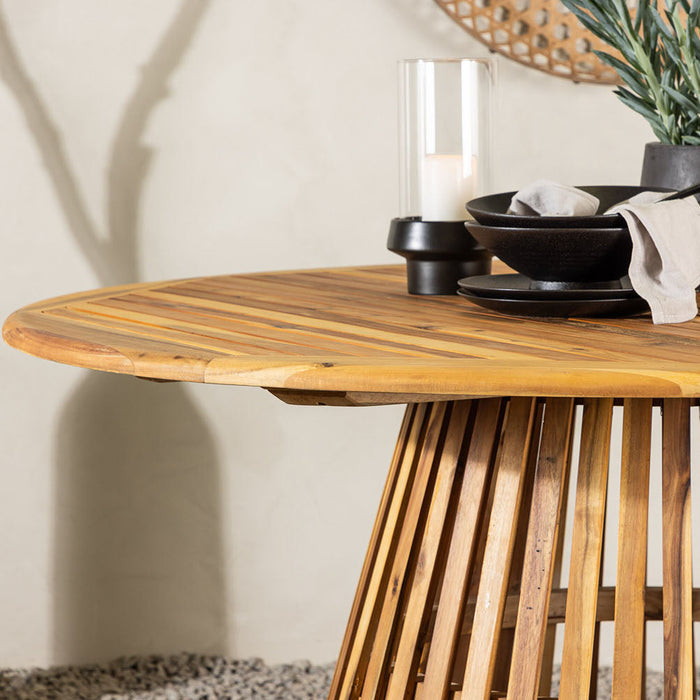 Rebellenclub Tuintafel Aurum - ø120cm - Hout