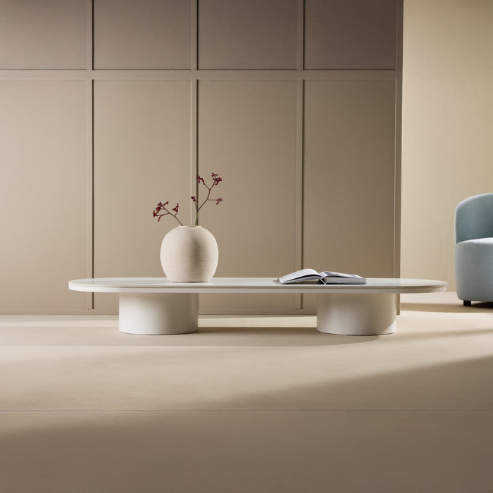 Fjôrd - Salontafel Beige 190cm - Sintered Stone - Narvik