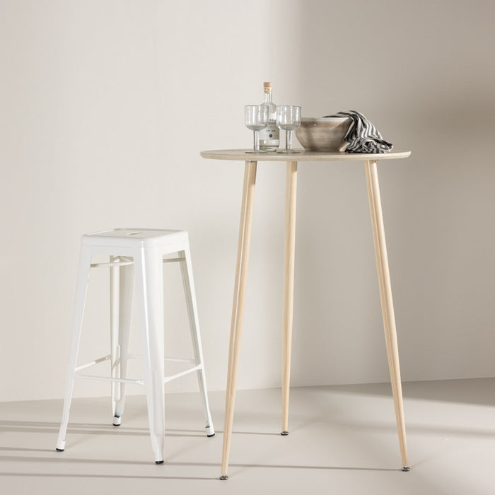 Fjôrd - Bartafel Wit Ø70cm - Plaza