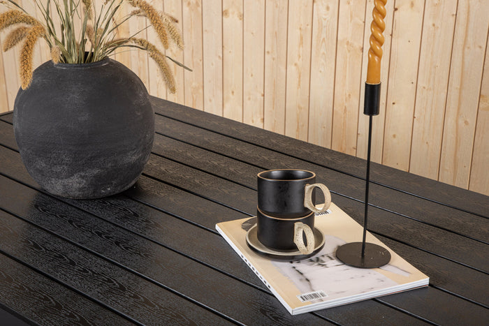 Fjôrd - Tuintafel Zwart 150cm - Multiplex - Break