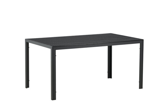 Fjôrd - Tuintafel Zwart 150cm - Multiplex - Break
