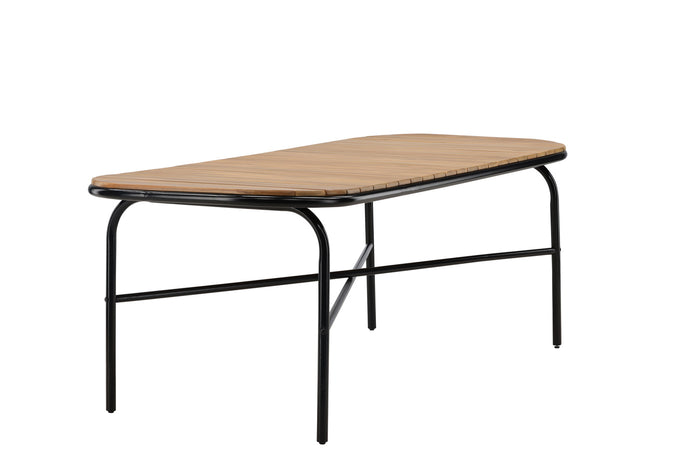 Fjôrd - Tuintafel Zwart 200cm - Acaciahout - Holmbeck