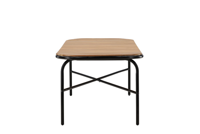 Fjôrd - Tuintafel Zwart 200cm - Acaciahout - Holmbeck